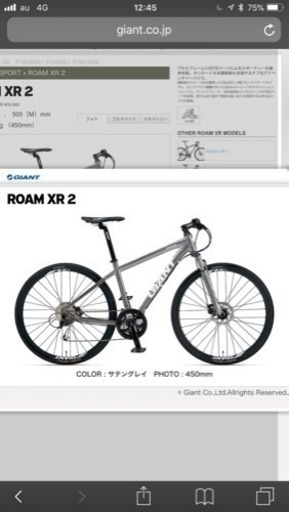 (値下げ) GIANT BICYCLE ROAM XR