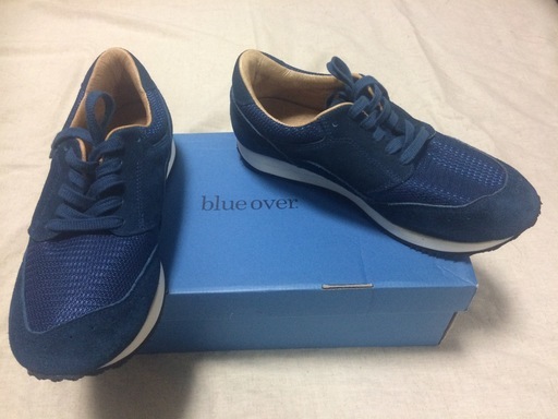 国産スニーカーブランド　blue over “marty” navy 26センチ　新品・未使用