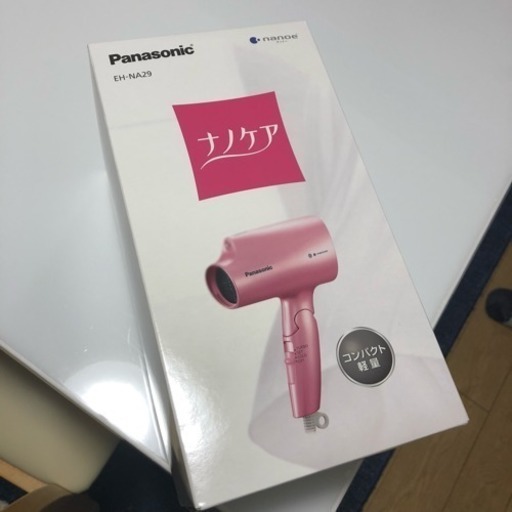 新品ドライヤー保証書あり Panasonic EH-NA29-P