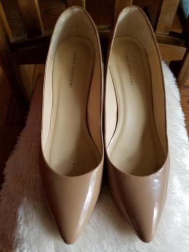 パンプス　『 FABIO RUSCONI』エナメル　大きいサイズ　size40