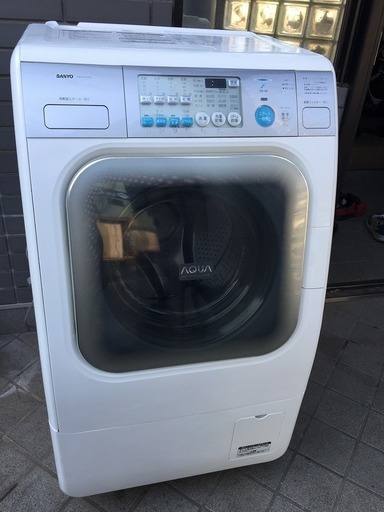 ドラム式 洗濯機 SANYO AQUA AWD-AQ100 ドラム式 洗濯機 2007年製 洗濯容量:9kg 乾燥容量:6kg