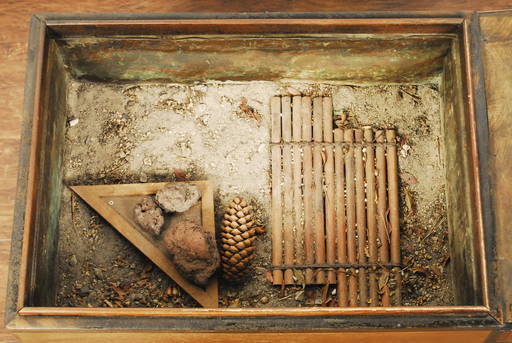 古い欅 長火鉢　関東火鉢 引出付　古民具　囲炉裏　時代物