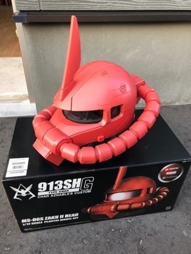 SoftBank 913SH付属品 ザクヘッド 913SH G TYPE-CHAR シャア専用 携帯