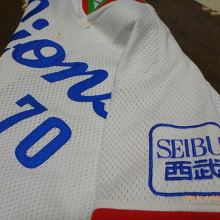 値下げしました35000円→33330円【送料無料】西武ライオンズ 実使用ユニフォーム #70逢坂輝樹 1988年