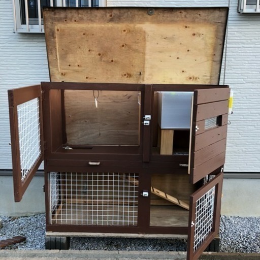 Diy 2階建てペット小屋 屋外木製ハウス 中古 Omi Go 三郷中央のその他の中古あげます 譲ります ジモティーで不用品の処分