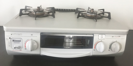 中古☆Rinnai ガスコンロ RTS-338WNTS-R 12年製 都市ガス