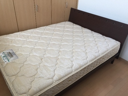 送料込France Bed フランスベッド ワイドダブル WC切替 美品 ベッド