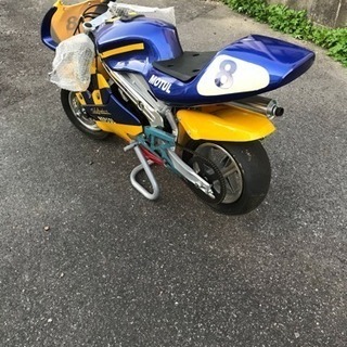 レーサータイプポケバイ50cc 新古車