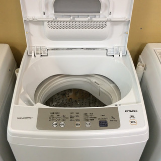送料無料・設置無料サービス有り】洗濯機 2017年製 HITACHI NW-H53 中古