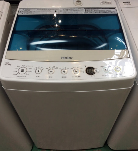 【送料無料・設置無料サービス有り】洗濯機 2017年製 Haier JW-C45A① 中古