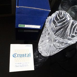 【クリスタル花瓶ほか　未使用、美品多数】中小20個ほどおまとめ