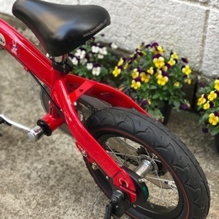 へんしんバイク 送料込 (東北、北海道は不可です)赤  中古美品 へんしんバイク中古
