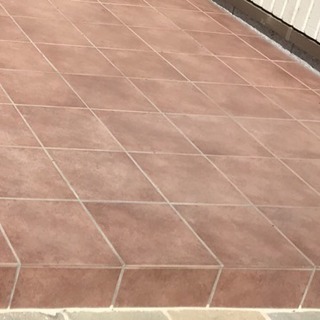 タイル 屋外 玄関 ポーチ 300角 平