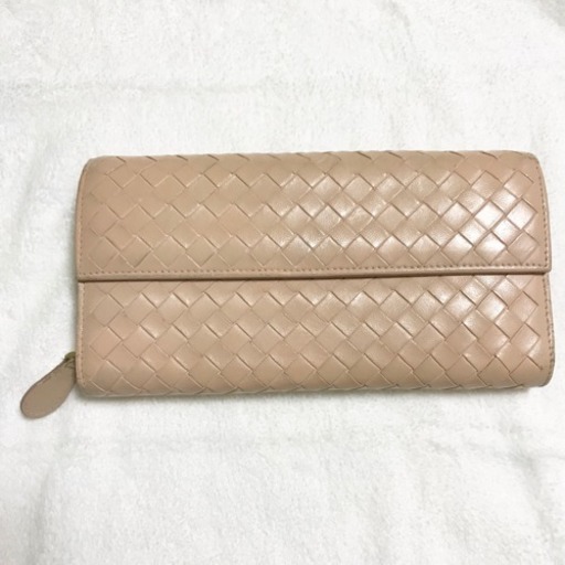 BOTTEGA VENETA ボッテガヴェネタ 長財布 薄いピンク