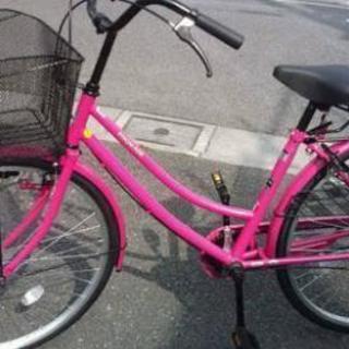 自転車 ピンク