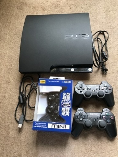 ps3本体コントローラ3個ソフト9
