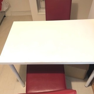 IKEA  テーブル 椅子2脚 セット