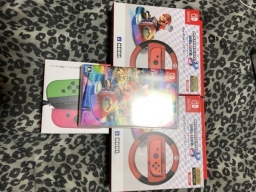 マリオカートデラックスとハンドルセット