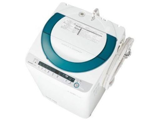 簡易乾燥機能付自動洗濯機7kg SHARP