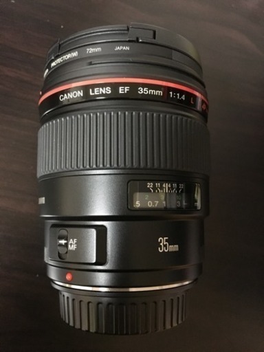 Canon EF35mm F1.4L USM プロテクトフィルター付き！