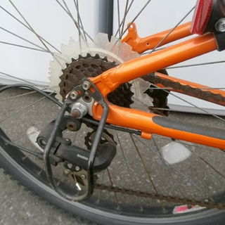 札幌市 ブリヂストン ordina/オルディナ マウンテンバイク 自転車 26インチ オレンジ/ブラック ２１段変速