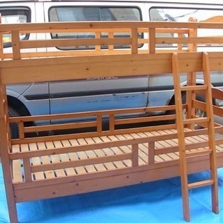 ニトリ　２段ベッド 　木製　中古