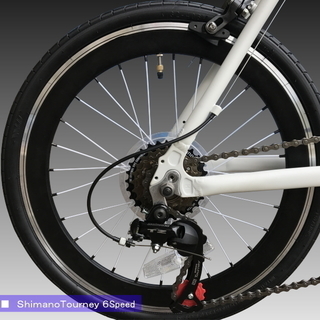 ほぼ新品　超軽量9.9㎏アルミフレーム 本格派ミニベロ 20インチ 　EZ-M100 黒 