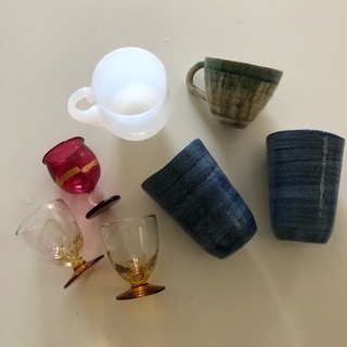 陶器 ガラス カップ グラス セット売り