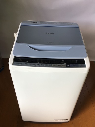 関東送料格安・美品　日立　HITACHI　全自動洗濯機 BW-V70B-A 「ビートウォッシュ」（洗濯7kg）2017年 　川口市