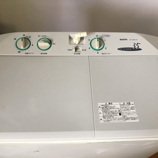 SANYO　三洋　二層式洗濯機　SW-350F2　動作OK　20...