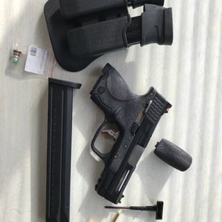 [エアーガン]we_tech s&w m&pコンパクト ガスブロ...