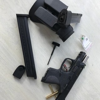 [エアーガン]we_tech s&w m&pコンパクト ガスブローバック ハンドガン