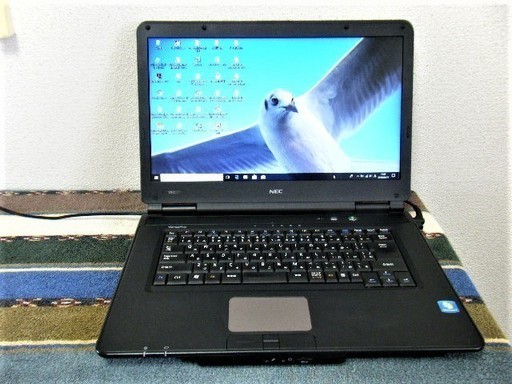 15.6型/NEC/高性能Core i5/超快適！SSD120GB/メモリ4GB/MS Office 2016/すぐ使えるWindows10/すぐ繋がるWi-Hi/DVDコピー可/メディア作成ツ―ル付