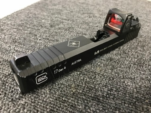 [エアガン]g17.g18c用 アルミスライド RMRドットサイト付き