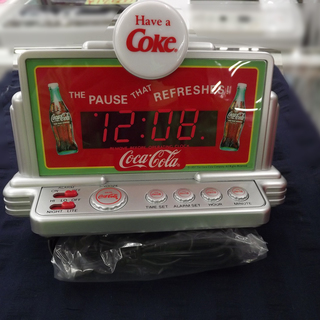 コカ・コーラ デジタル置時計 アラーム クロック 目覚まし時計 インテリア コレクションに　札幌　西岡店 - 札幌市