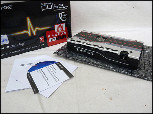 Sapphire★PULSE RADEON RX 570 8GB GDDR5 VD6547★11266-36-20G★グラフィックボード★動作OK
