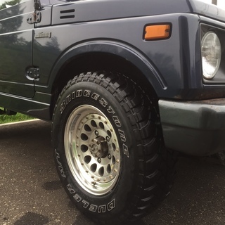 Ja11 ジムニーに履かせていたタイヤとホイールのセット K Works 札幌のタイヤ ホイールの中古あげます 譲ります ジモティーで不用品の処分