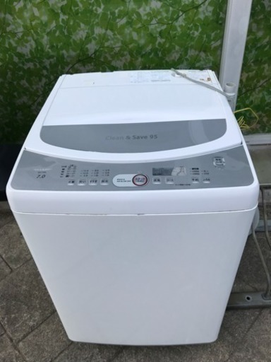シャープ2008年製 全自動洗濯機7kg
