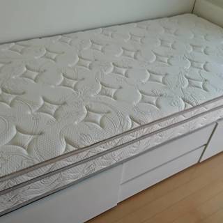 ニトリ 収納ベッド ホワイト シングルマットレス セット 極美品 Whitch 聖蹟桜ヶ丘 の寝具 その他 の中古あげます 譲ります ジモティーで不用品の処分