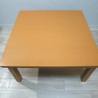 こたつ 座卓 テーブル 幅75cm 縦75cm 高さ37cm