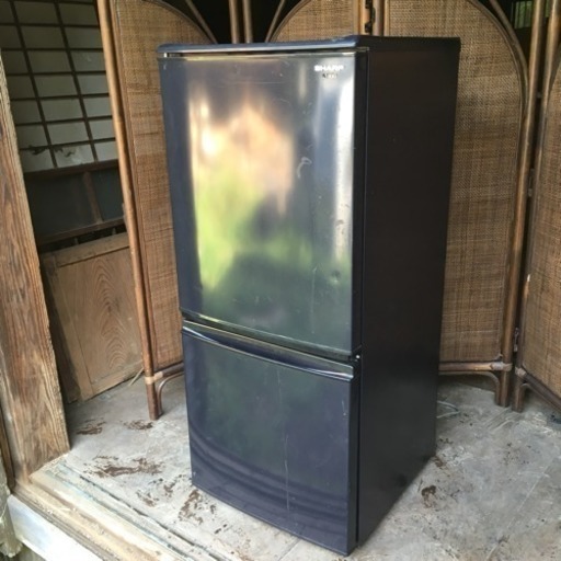☆シャープ 137L 2ドア冷凍冷蔵庫 SJ-14S-B つけかえどっちもドア