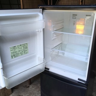 ☆シャープ 137L 2ドア冷凍冷蔵庫 SJ-14S-B つけかえどっちもドア