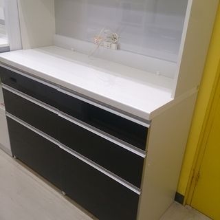 【値下げしました】福岡 糸島 唐津 3面食器棚 120幅 27-09