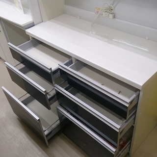 【値下げしました】福岡 糸島 唐津 3面食器棚 120幅 27-09