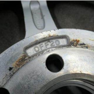 【値下げ】希少オフセット 15インチアルミホイール