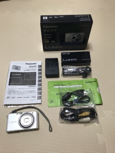 美品 デジカメ ルミックス  Panasonic LUMIX DMC-FX77