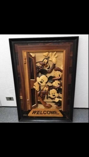 【定価18万円！】激レア投稿！⭐︎ディズニー木彫り絵⭐︎