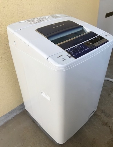 【リサイクルサービス八光　大型7ｋｇ洗濯機　安心の3か月保証　配達・設置OK】日立　7ｋｇ全自動洗濯機　ビートウォッシュ BW-7SV