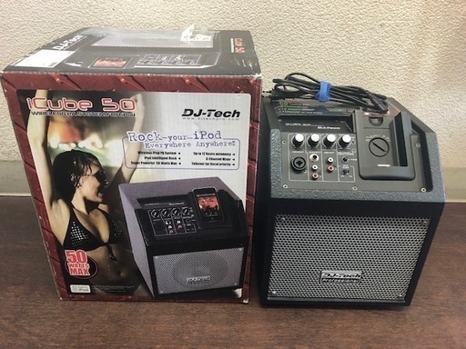 ☆icube50 ipodDok搭載のポータブルPA 50W 美品!!