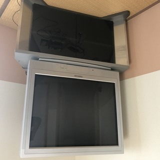 2004年製・29型ブラウン管とテレビ台、ファミコンのセット